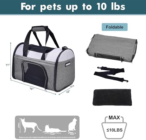 Jespet Airline Approved Soft-Sided Kennel Pet Carrier - Image 6
