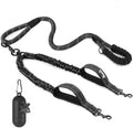 Lukovee Double Dog Leash, Reflective Heavy Duty Lead, No Tangle by Lukovee
