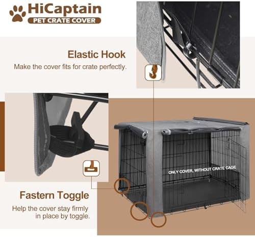 HiCaptain 42-Inch Dog Crate Cover - Image 3