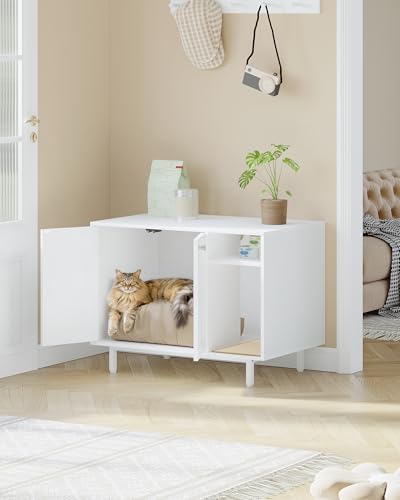 Hzuaneri Cat Litter Box Enclosure, Hidden Litter Box Furniture - Image 4