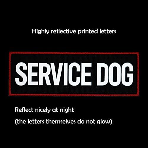 2 Pcs Reflective Service Dog Patch Set - Image 2