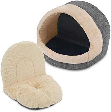 Best Pet Supplies Cat Bed for Indoor Cat, Domed Tent House - Image 3