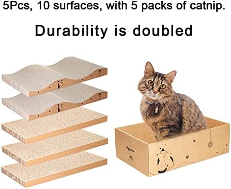 Cat Scratcher Cardboard Scratch Pad - Image 6