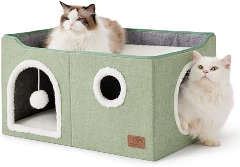 Bedsure Extra Wide Cat House Bed by BEDSURE