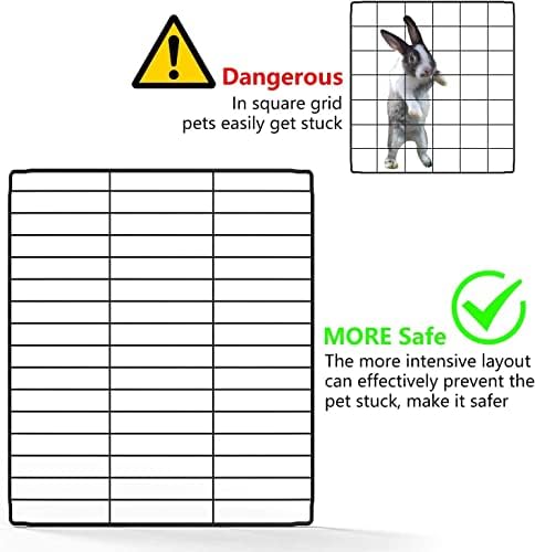 LURIVA Small Animal Playpen, Guinea Pig Cages, Pet Playpen, Rabbit Cage - Image 3