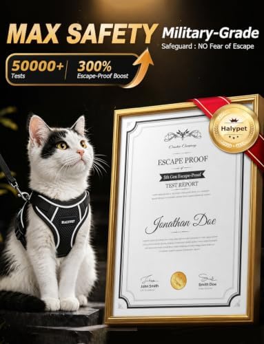 Cat Harness and Leash Set, Escape Proof Kitten Harness - Image 2