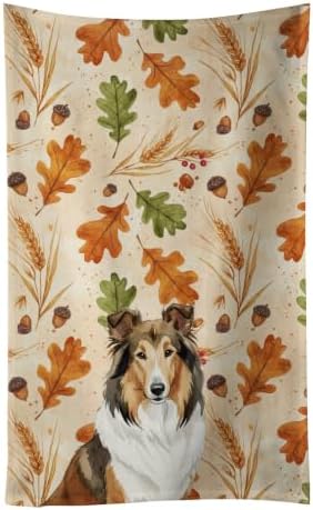 Caroline's Treasures Collie Dogs Kitchen Towel 15x25 in by CarolinesTreasures