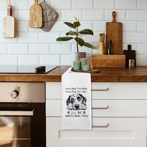 Funny Dalmatian Dog Kitchen Towels Accessories Ornament Decor, Dalmatian Dog - Image 4