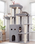 Heybly Cat Tree, 59.4" Secure Anti-Tip Cat Tower by HEYBLY