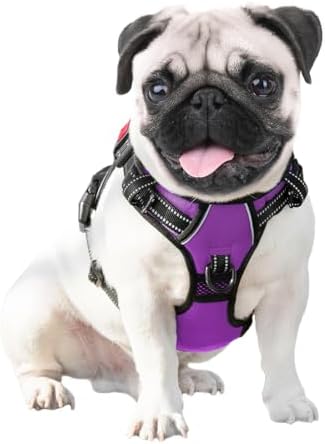 PHOEPET No Pull Dog Harness Medium Reflective Front Clip Vest - Image 6