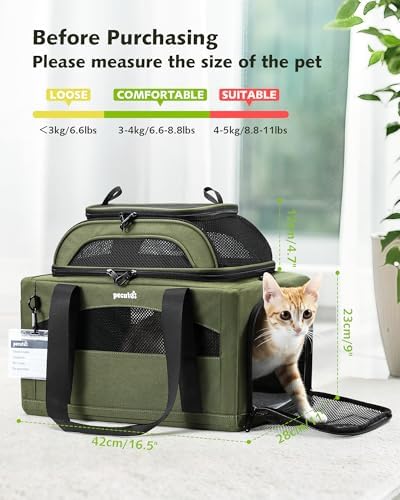 Pecute Expandable Airline Approved Pet Carrier - Image 2