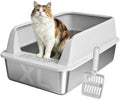 AIPERRO Stainless Steel Litter Box by AIPERRO