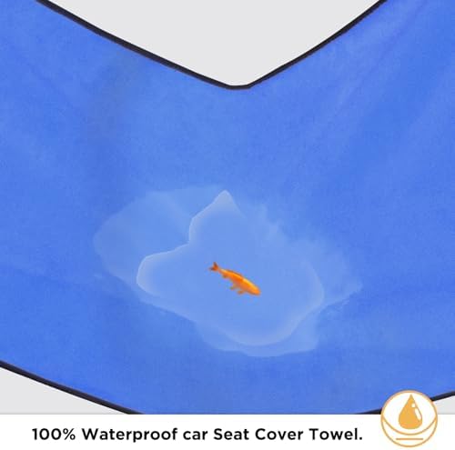 Waterproof Car Seat Cover Towel, Royal Blue - Image 6