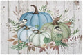 Giwawa Blue Pumpkin Bath Rug Autumn Leaves Bathroom Mat Non Slip Absorbent by Giwawa