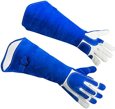 AOWPFVV Animal Handling Gloves Bite Proof by AOWPFVV