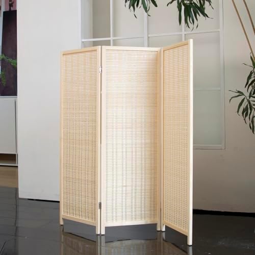 3 Panel Short Room Divider – 3.9 ft Tall Double-Side Folding Privacy Screen - Image 4