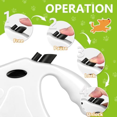 Retractable Dog Leash, 16ft Dog Walking Leash - Image 4