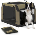 PETSFIT Collapsible Dog Crate, Soft Sided Dog Crate by Petsfit