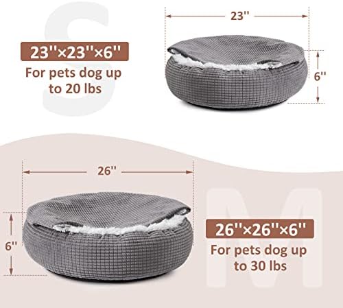 MIXJOY Small Dog Bed Cat Bed - Image 6