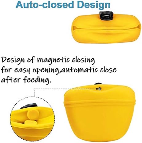 RoyalCare Silicone Dog Treat Pouch-Small Training Bag-Portable Dog Treat Bag - Image 4