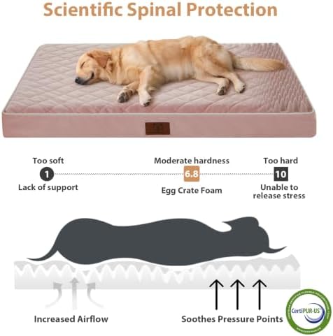 WNPETHOME Orthopedic Waterproof Extra Large Senior Dogs Bed - Image 3