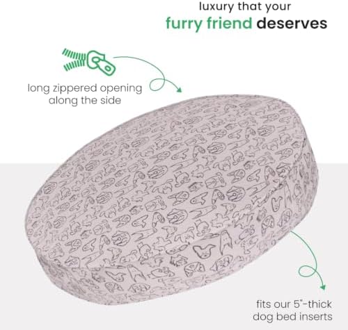 Molly Mutt Only You Dog Bed Duvet Cover, 100% Cotton Canvas Cover - Image 5