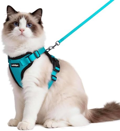 rabbitgoo Cat Harness and Leash Set, Escape Proof Vest by rabbitgoo