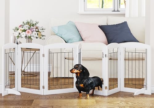 PAWLAND 6 Panels Dog Gate Indoor by PAWLANDPetSupplies