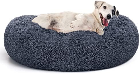 MIXJOY Orthopedic Dog Bed Comfortable Donut Cuddler Round Pet Beds Ultra Soft by MIXJOY