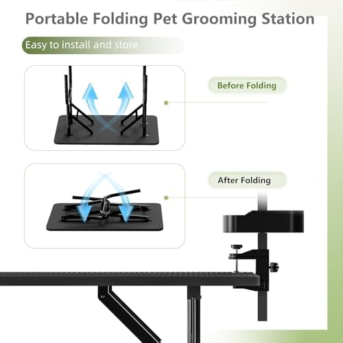 36" Professional Dog Pet Grooming Table Adjustable Heavy Duty Portable w/Arm & - Image 6