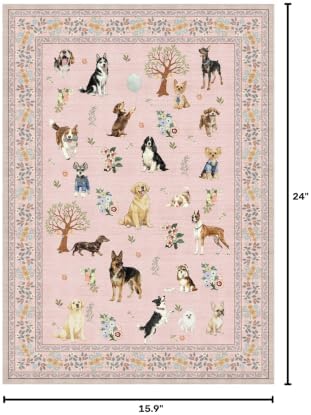 24x17 Inch Door Mat Indoor Entrance, Dog Rug Non Slip - Image 2