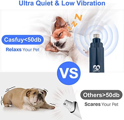 Casfuy Dog Nail Grinder with LED Light - Image 5