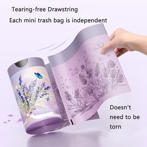 2.6 Gallon Small Trash Bags 150pcs Tearing-Free Drawstring - Image 7