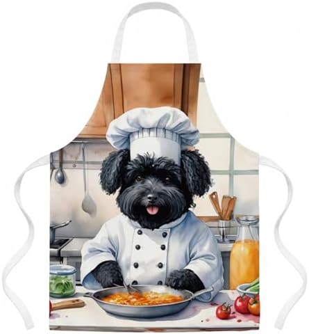 Caroline's Treasures Puli The Chef Apron Cooking Kitchen Server Baking Crafts by CarolinesTreasures