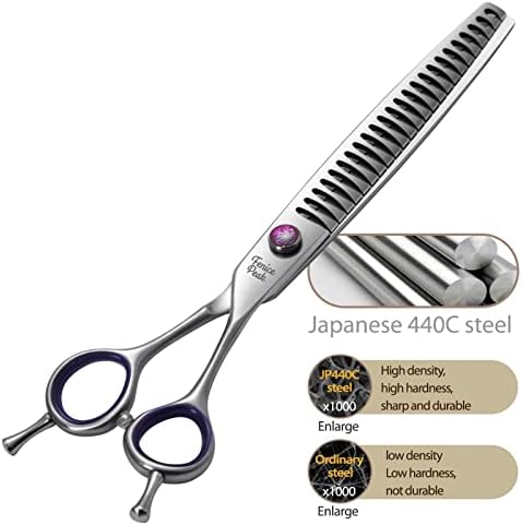 8'' Chunker Dog Grooming Scissors - Image 6