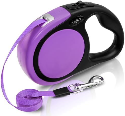 Taglory Retractable Dog Leash, One-Handed Brake by Taglory