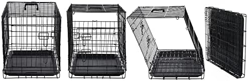 DONORO Dog Crates for Small Size Dogs Indoor Double Door Dog Kennels & Houses - Image 6