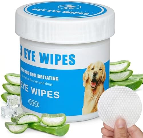 Dog Eye Wipes for Tear Stain Removal, Vet-Recommended Dog Eye Infection by Specializinginpetsupplies