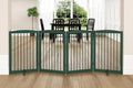 PUPETPO Freestanding Pet Gate for Dogs, Indoor Wooden Dog Gate for House by PUPETPO