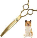 7.5in 25° Curved 56 Teeth Thinning Dog Grooming Scissors by SnipStar
