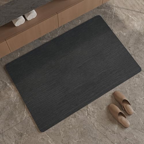 Mecko Bath Mat Ultra Thin Black by Mecko