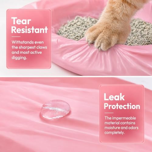 Cat Litter Liners XL Heavy Duty Tear Resistant Litter Box Bags Leak Proof - Image 4
