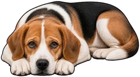3D Realistic Dog Shaped Bath Mat & Floor Rug by MOFABIA