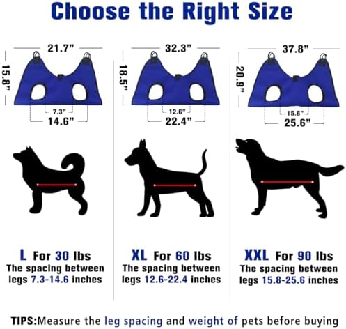 Pet Dog Grooming Hammock for Nail Trimming, Dog Restraint Hanging Harness for - Image 4