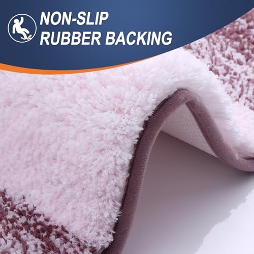 OLANLY Large Bathroom Rugs 50x30, Extra Soft Absorbent Microfiber Bath Rugs - Image 4