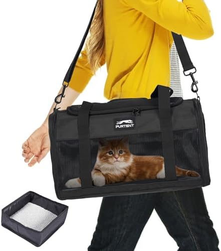 Pet Carrier Airline Approved, Soft Sided Cat Carrier by FURTENT