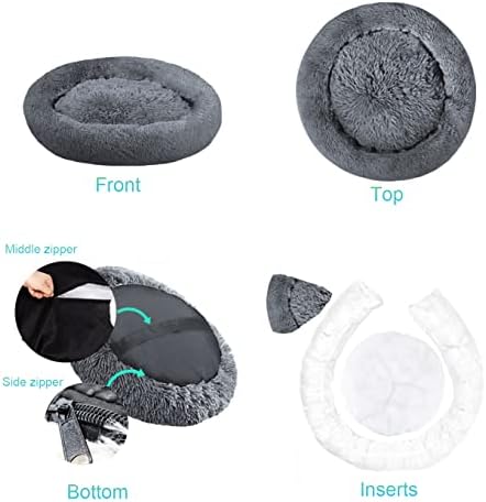 SAVFOX 54 inches Calming Donut Dog Bed - Image 5