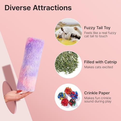 Potaroma Cat Toys Pillows, Catnip Inside, Interactive Indoor Fun - Image 2