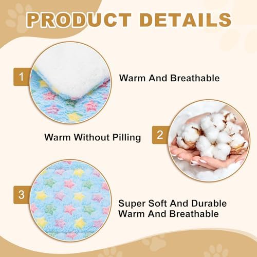Dog Cat Bed Mat, Soft Coral Fleece Pet Cushion Pad - Image 3