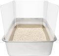 YOILES 9PCS Cat Litter Box Pee Shields, Transparent Easy Clean Splash Guard by Allcomersarefriends